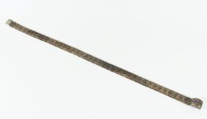 kaukasischer Gürtel, Silber 84/oo, St. Petersburg, um 1900, Nachlass Grillo