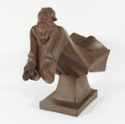 Barlach, Böttgersteinzeug Gottvater schwebend, Meissen