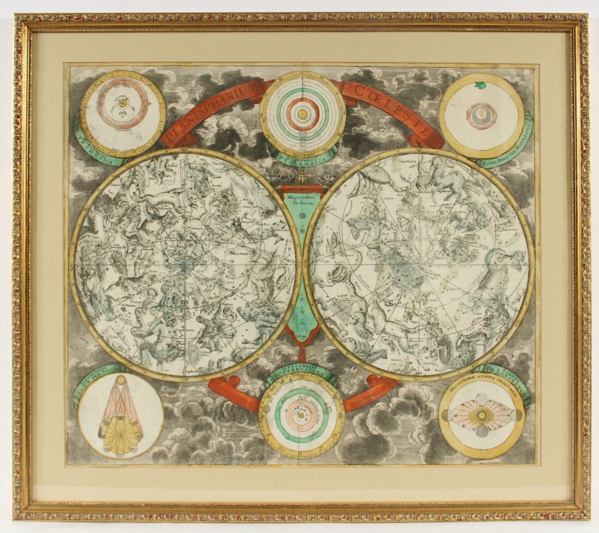 Sternenkarte, nach G.C.Eimmart bei D.Funck, Nürnberg um 1700, R.