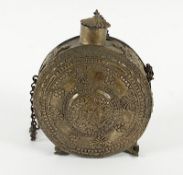 Wasserflasche, Metall, Russland, 19.Jh.