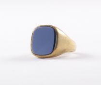 Siegelring, 585/ooo Gelbgold, 9,3g 