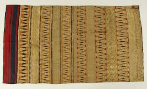 Textil Tapis Lampung, Indonesien, um 1900