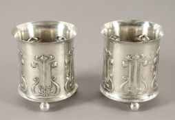 Paar Jugendstil-Flaschenständer, England, um 1900, Nachlass Grillo