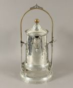 große Thermos, Schenkkanne, John Carrow, Philadephia, um 1870, Nachlass Grillo
