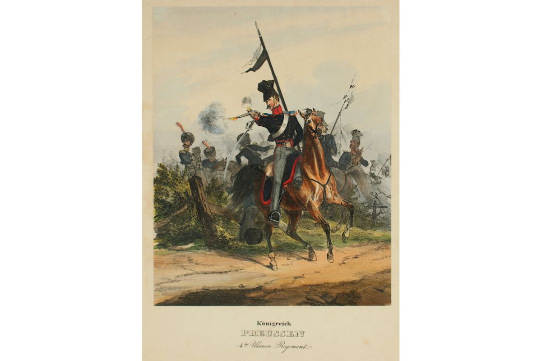 16 Uniformdarstellungen, koloriert, Preußen und England, 19.Jh., R. - Bild 4 aus 5