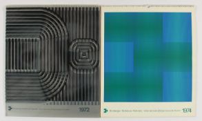 Domberger-Kalender, 2 Stück 1972/1974