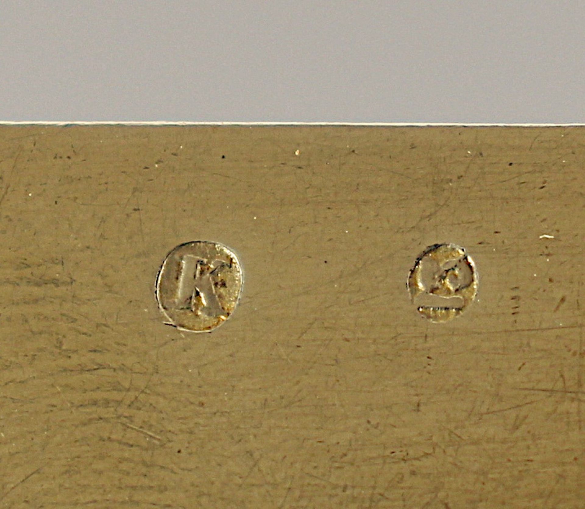 Besteck für sechs Personen, 18tlg., Silber 13lötig, deutsch, 19.Jh. - Bild 3 aus 3