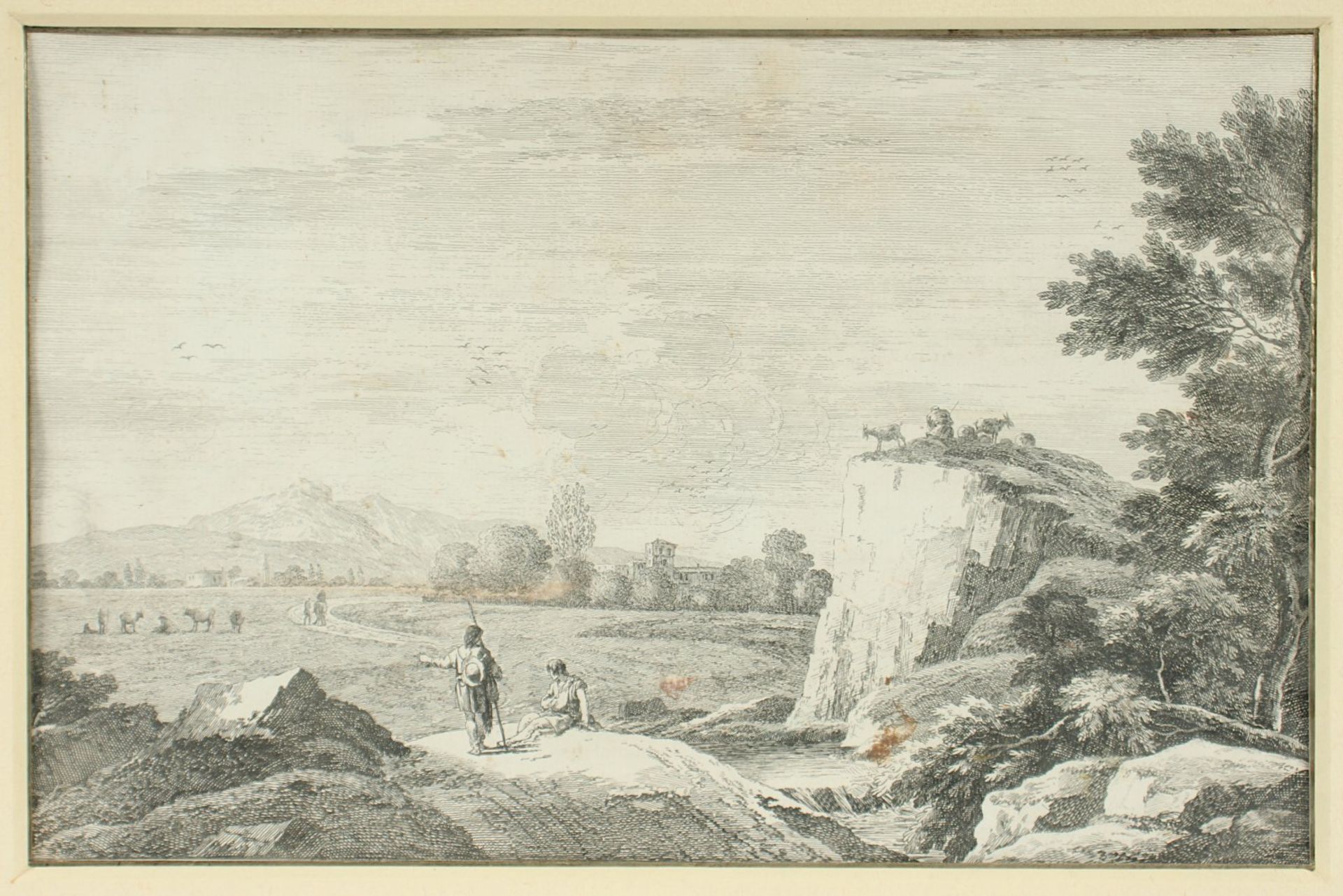 Ricci, Marco (1676/79-1729/30), zwei Radierungen, R. - Bild 3 aus 3