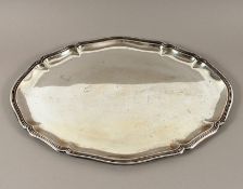 ovales Tablett, Silber 800/ooo, deutsch, 20.Jh,