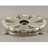 Rechaud, Metall versilbert, England, A.20.Jh., Nachlass Grillo