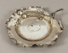 Visitenkartenschale, Silber 800/ooo, Wilkens, Bremen, um 1910