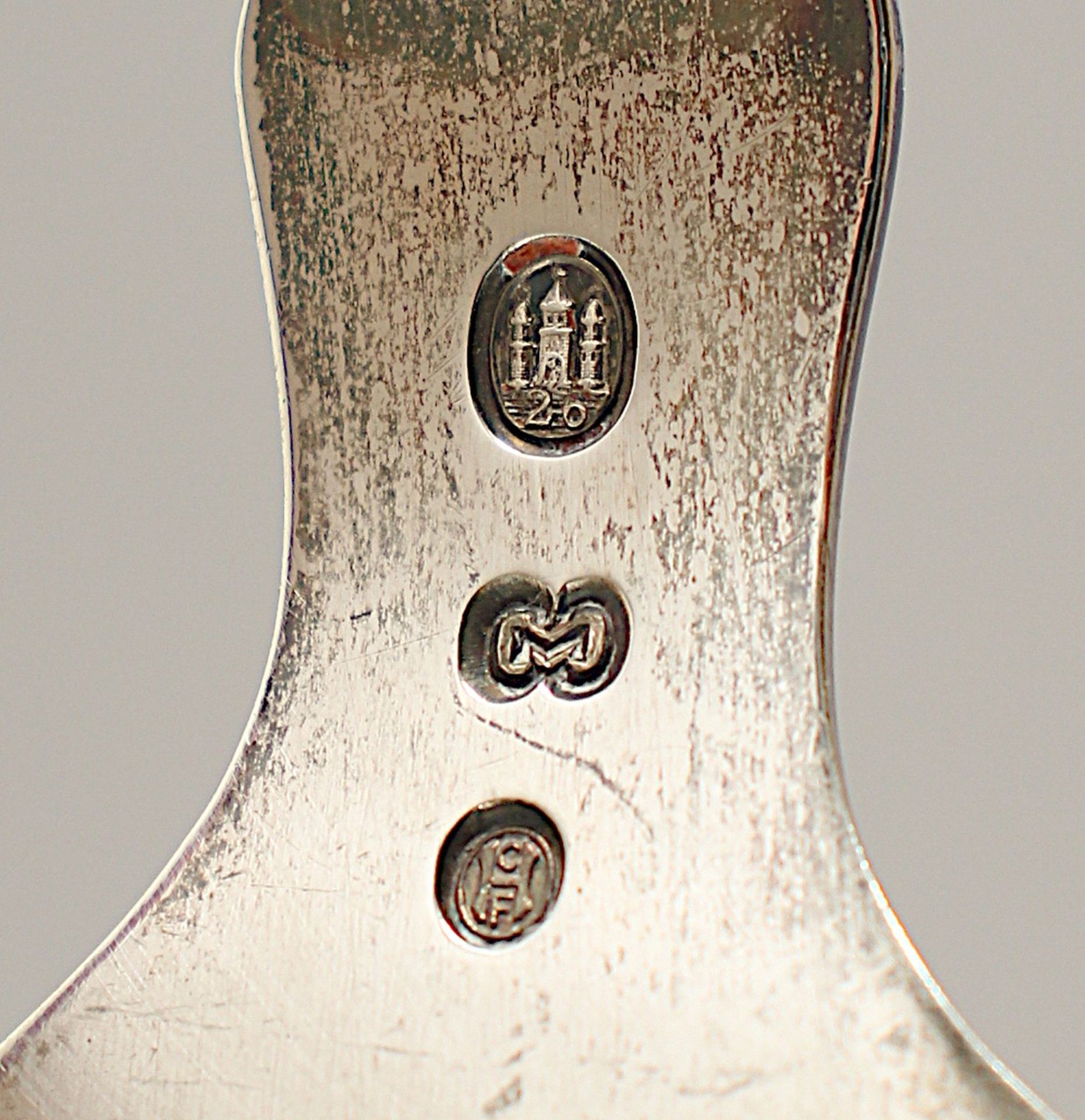 Art Deco-Heber, Silber 826/ooo, Kopenhagen, 1926, Nachlass Grillo - Bild 2 aus 2