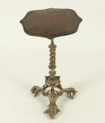 kleiner Beistelltisch, Boullestil, Frankreich, um 1870 , Nachlass Grillo