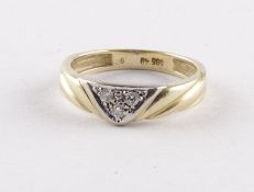 Brillantring, 585/ooo Gelbgold, 2,6g