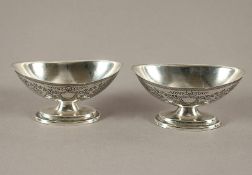 Paar Salieren, Silber 925/ooo, London, 1887