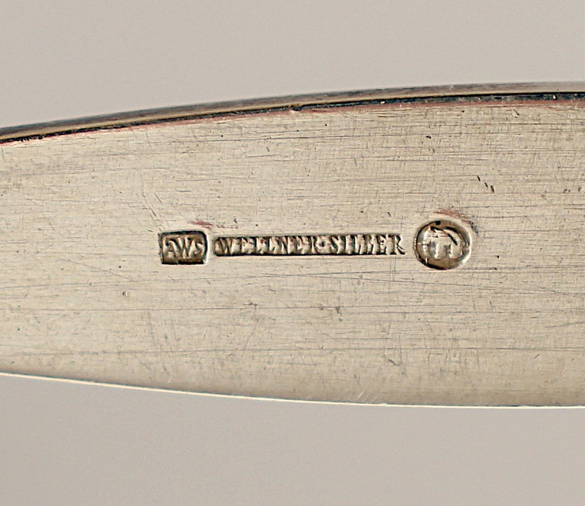 sechs Messerbänkchen, deutsch, um 1920 - Bild 2 aus 2