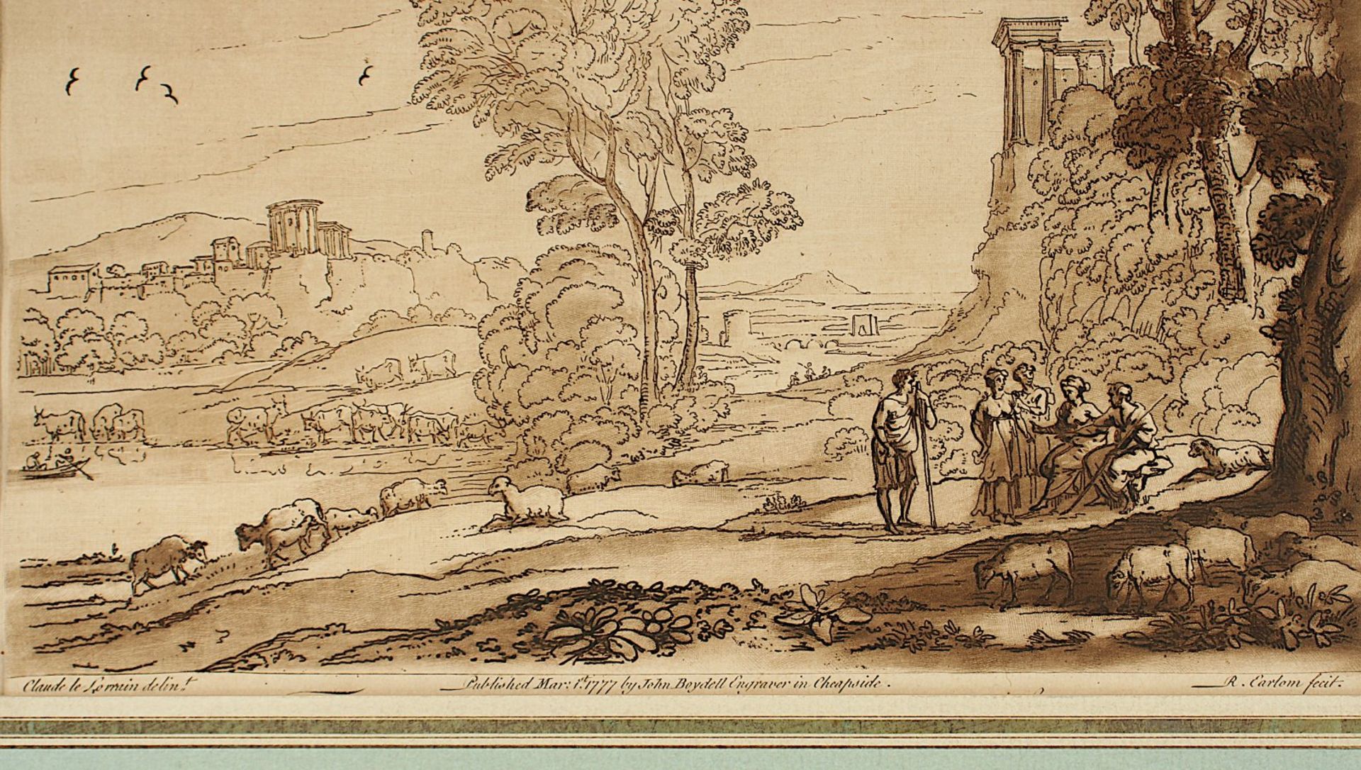 Earlom, Richard (1743-1822), "Landschaft", R. - Bild 2 aus 2