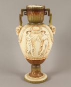 Jugendstilvase, Royal Vienna, Wahliss, um 1900
