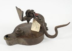 Grubenlampe, Kaiser Wilhelm Schacht, E.19.Jh., Nachlass Grillo