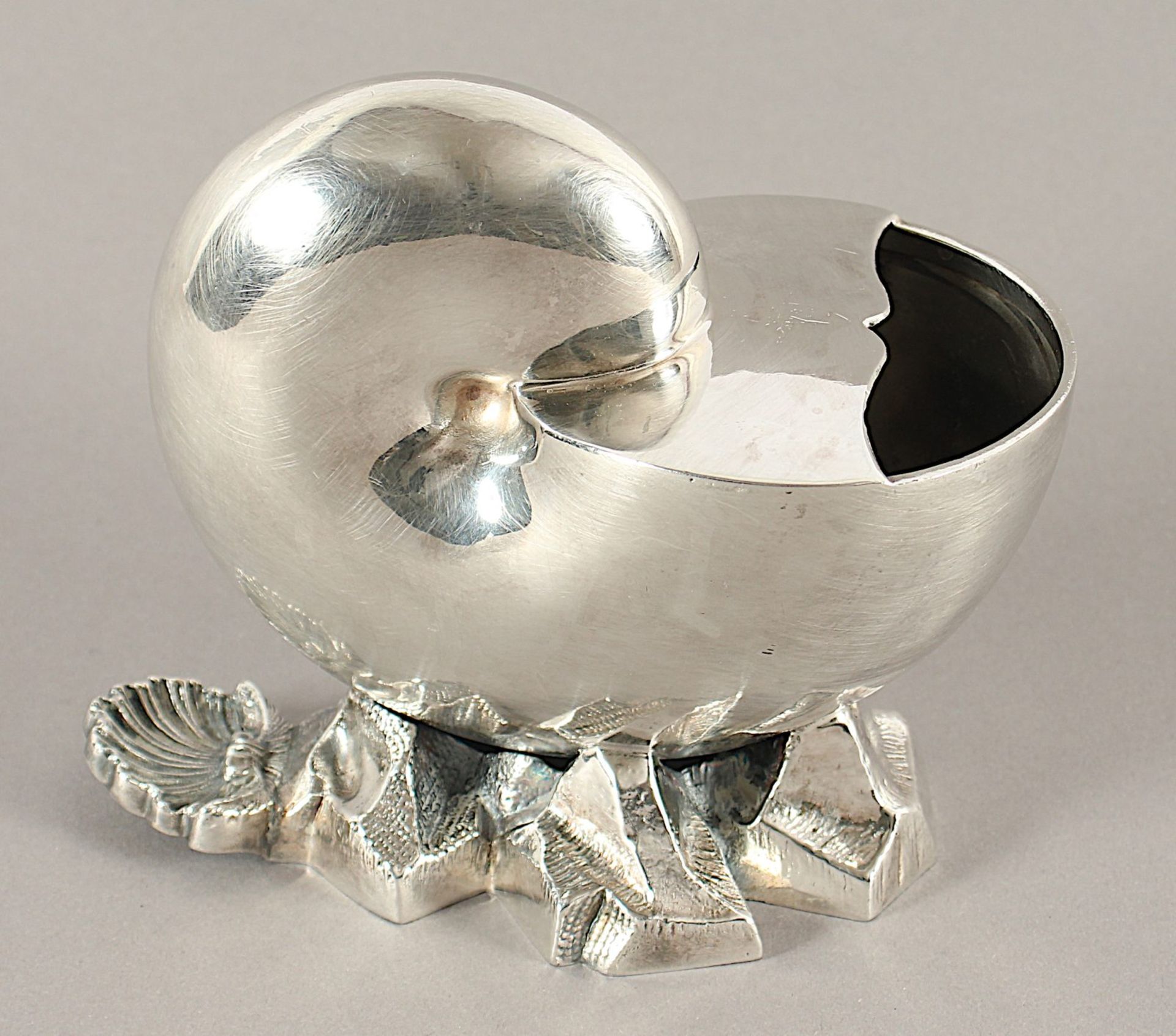 Löffelwärmer "Nautilus", England, 20.Jh., Nachlass Grillo