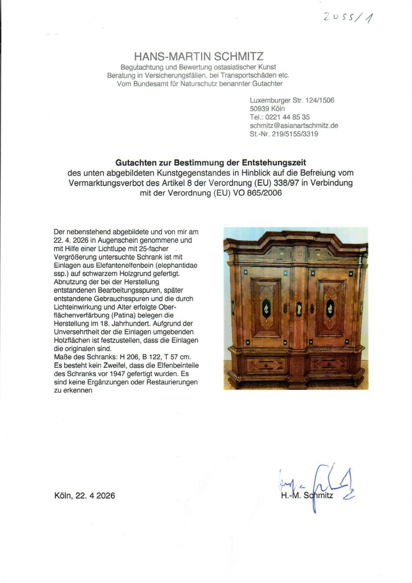 Barockschrank, Braunschweig, A.18.Jh. - Bild 11 aus 12