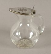 Kännchen, Glas, Montierung 800/ooo, deutsch, A.20.Jh., Nachlass Grillo