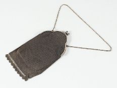 Abendtasche, Silber 800/ooo, deutsch, A.20.Jh., Nachlass Grillo