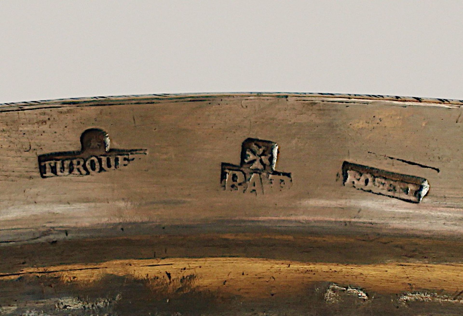dreiflammiger Leuchter, Silber, Barcelona, um 1800 - Bild 3 aus 3
