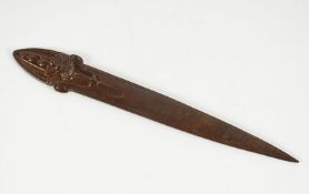 Brieföffner, Bronze