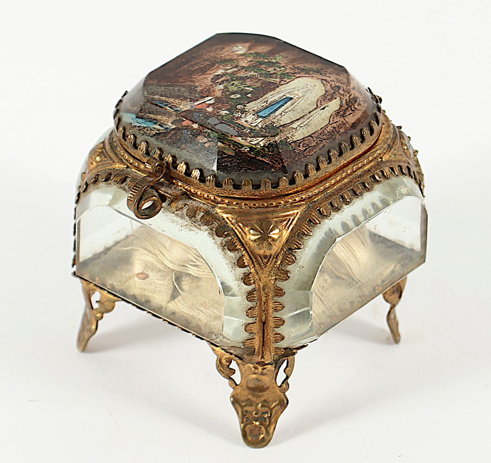 kleine Schmuckdose, Frankreich, E.19.Jh.