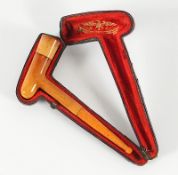 Pfeife, Meerschaum, in Etui