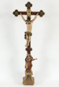 Kruzifix, Holz, wohl um 1800