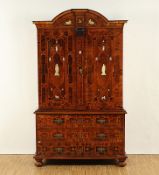 Barock-Aufsatzkommode, wohl Braunschweig, M.18.Jh.