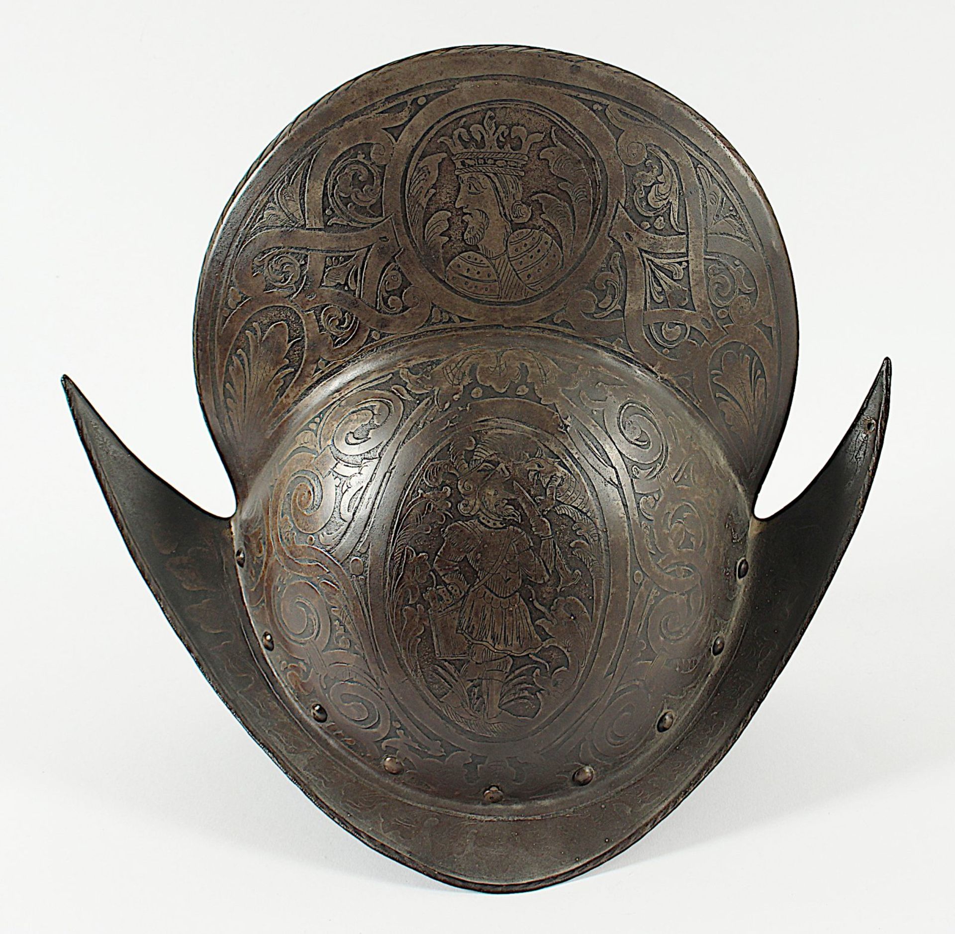 Geätzter Morion, 19.Jh.