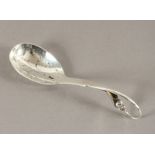 Zuckerlöffel, Silber 925/ooo, Nr. 21 Ornamental, Georg Jensen, Kopenhagen, nach 1945, Grillo