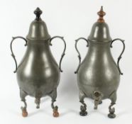 zwei barocke Kranenkannen, Bergisches Land, um 1780, Nachlass Grillo
