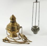 Weihrauchschwenker und Ewiges Licht, deutsch, 18.Jh.