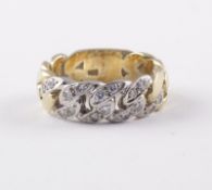 Ring, 585/ooo Gelb- und Weißgold, 7,6g