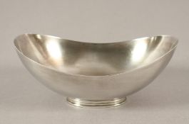 kleine ovale Schale, Silber 925/ooo, deutsch, 20.Jh.
