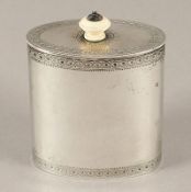 Teedose, Silber 800/ooo, Koch und Bergfeld, Bremen, um 1915