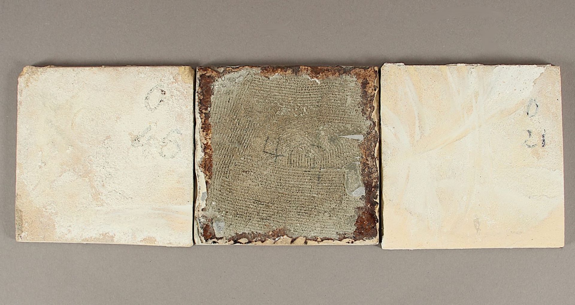 drei Fliesen mit biblischen Szenen, Delft, 18./19.Jh. - Bild 2 aus 2