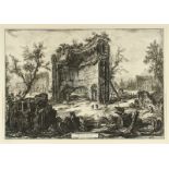Piranesi, "Titus-Terme", Radierung, ungerahmt