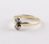 Brillantring, 585/ooo GG, 3,6g