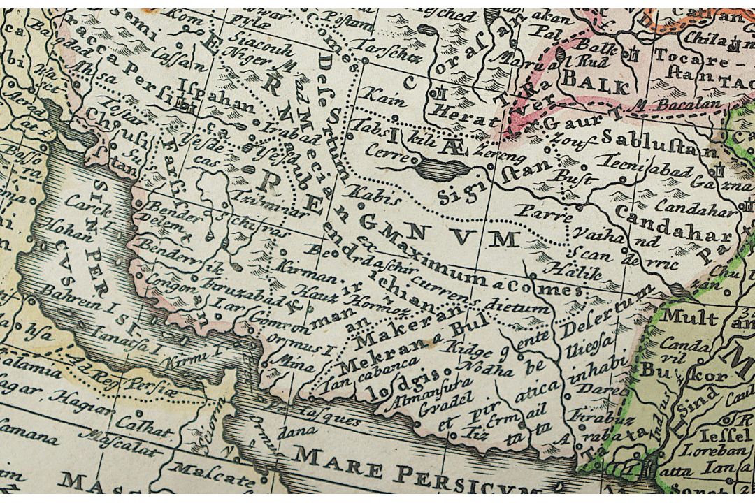 Karte Asien, kolorierter Kupferstich, Homann Erben, 1744 - Bild 2 aus 2