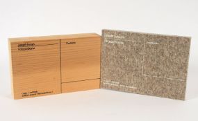 Beuys, Joseph, Holzpostkarte und Filzpostkarte