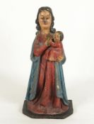 Mariazeller Gnadenmadonna, Holz, farbig gefasst