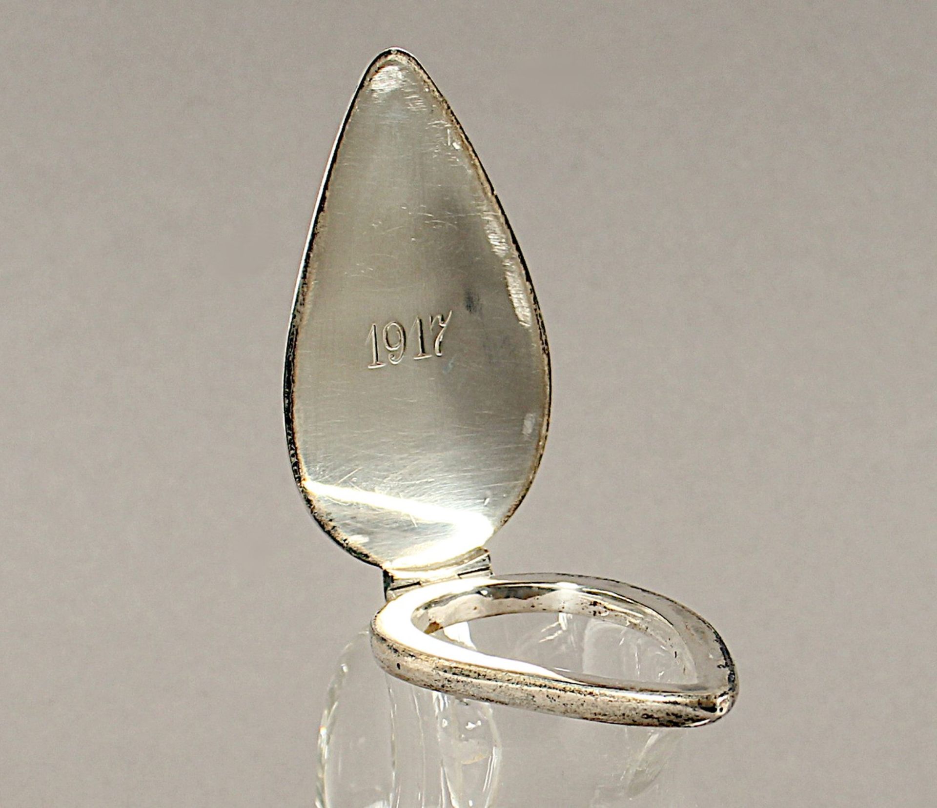 Kännchen, Glas, Montierung 800/ooo, deutsch, A.20.Jh., Nachlass Grillo - Bild 3 aus 3