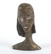 Sauer, Ernst (1923-1988), Kopf, Bronze