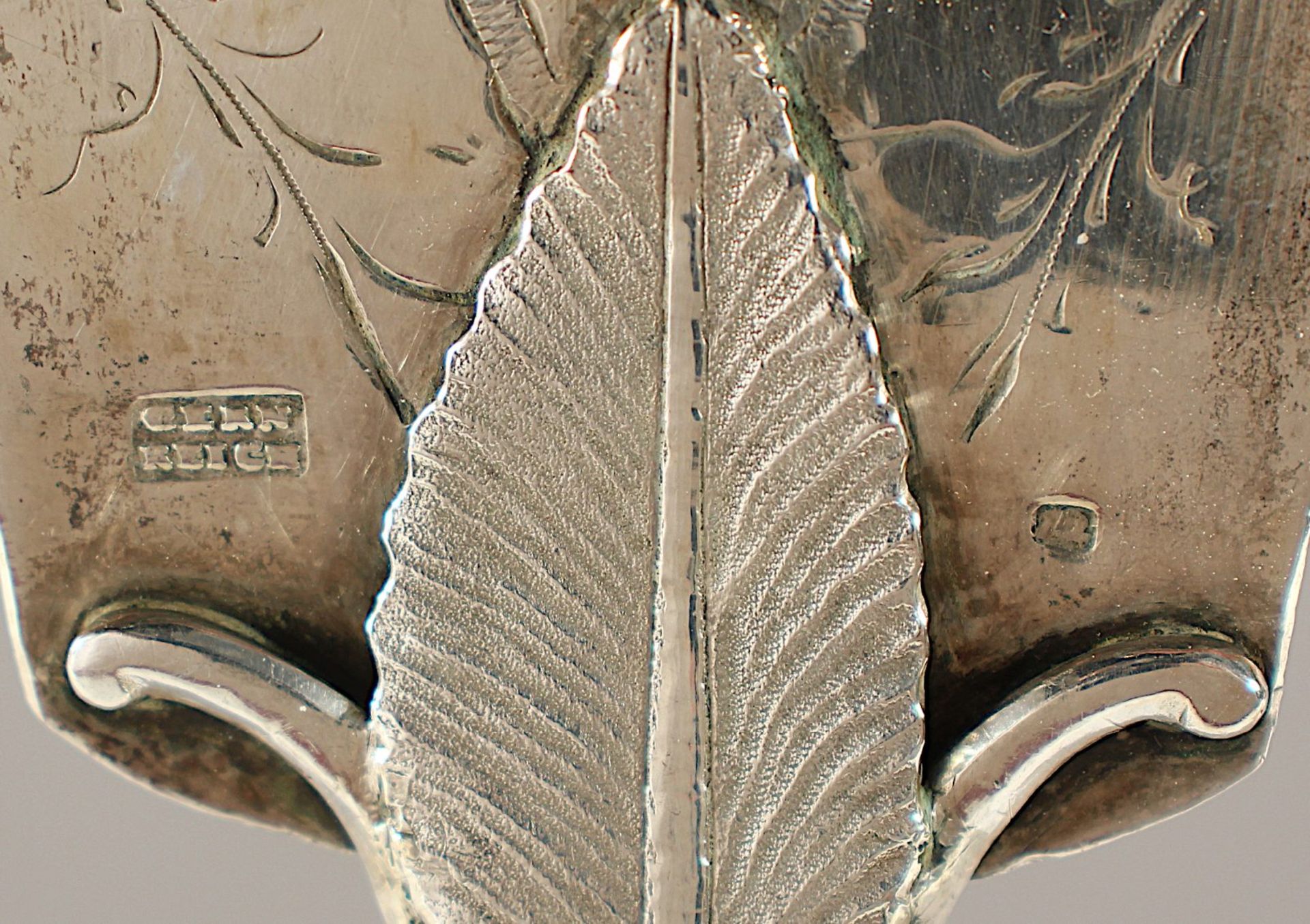 Heber, Silber 12lötig, Gernreich, deutsch, um 1840, Nachlass Grillo - Bild 2 aus 2