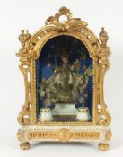 kleiner barocker Votivaltar mit Christuskind, süddeutsch, 18.Jh.